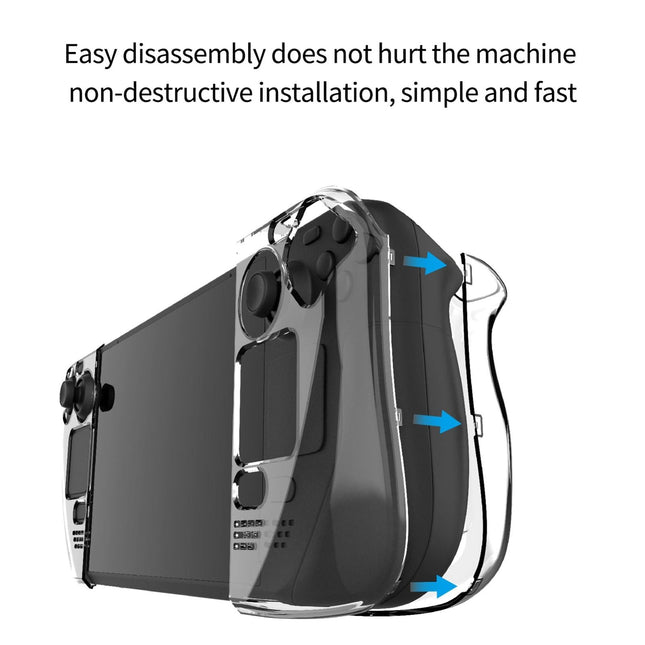 Crystal Hard Shell Case For Game Console - Split Design-1915197282245021698