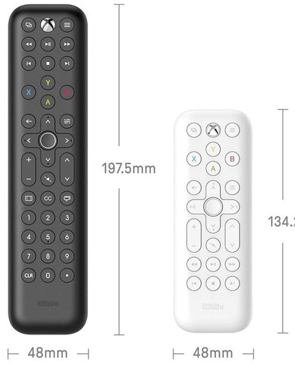 Long Backlit Media Remote For Xbox - Black-1915198345937293314