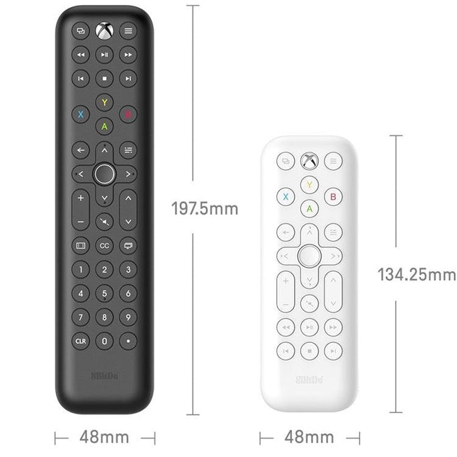 Long Backlit Media Remote For Xbox - Black-1915198345937293314