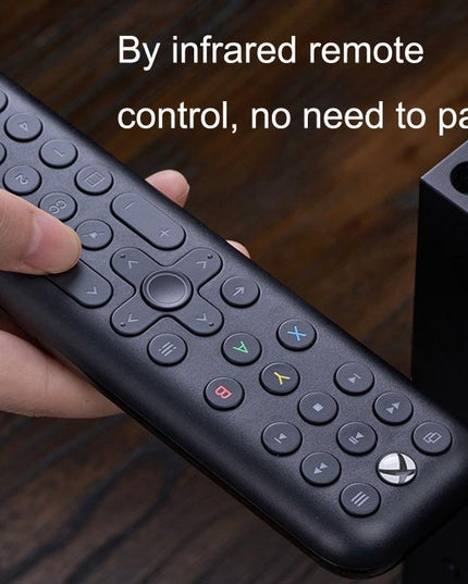 Long Backlit Media Remote For Xbox - Black-1915198345937293316