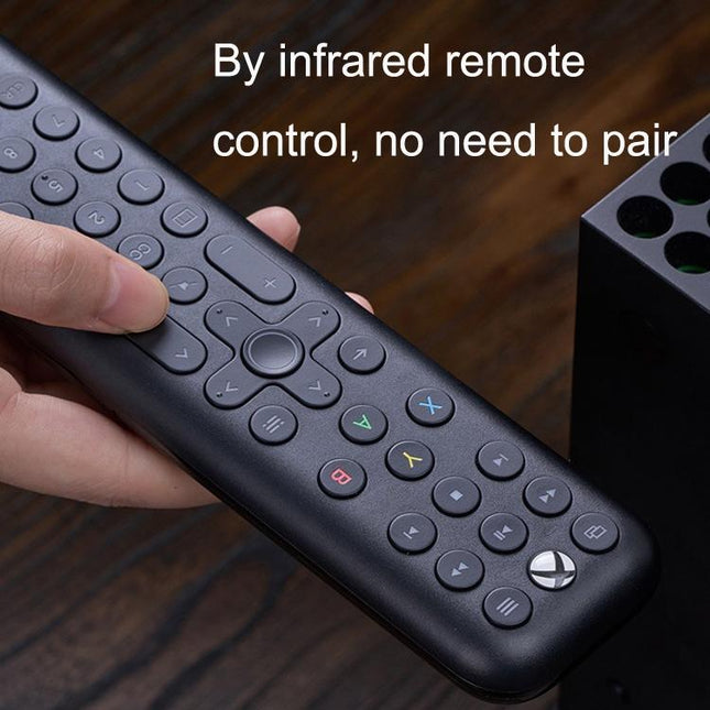 Long Backlit Media Remote For Xbox - Black-1915198345937293316