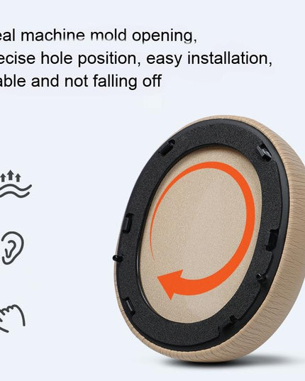 2-Pack Headset Earmuff Covers For Edifier W820Nb - Khaki-1915198135710388228