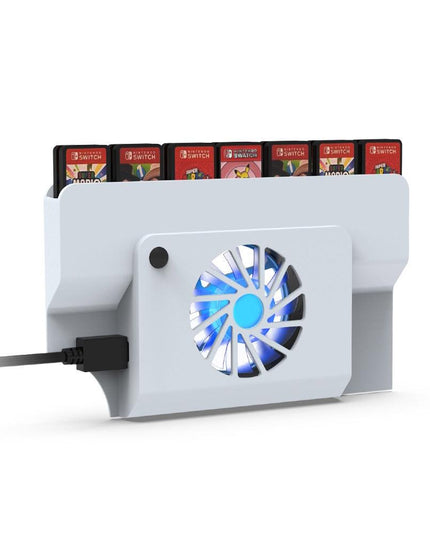 Oled Cooling Fan With Storage Slot For Switch - Compact Design-1915197555164188672