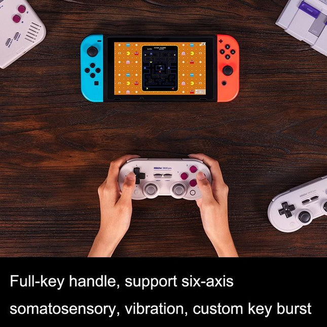 Light Gray Wireless Gamepad For Nintendo Switch-1915197131724034054