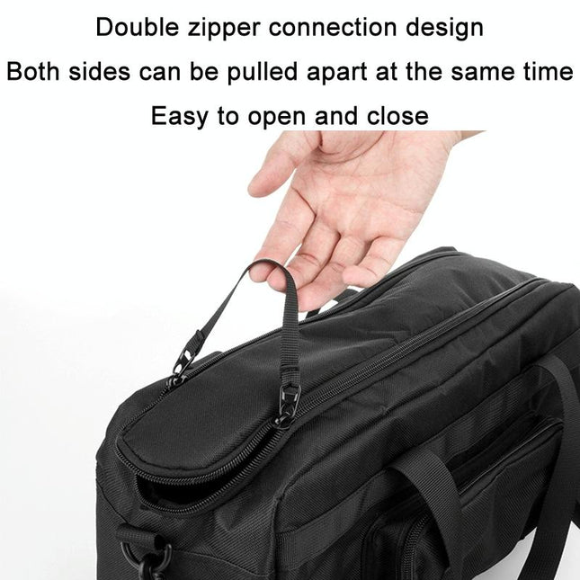 Double Zipper Speaker Storage Bag For Jbl Xtreme - Adjustable Black-1915196913938993154