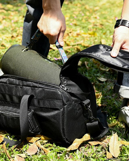 Double Zipper Speaker Storage Bag For Jbl Xtreme - Adjustable Black-1915196913938993157