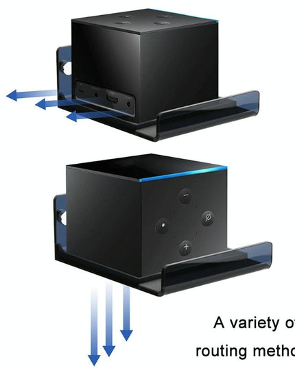 Wall Mount For Amazon Fire Tv - Half-Transparent Tea Black-1915196839871778819