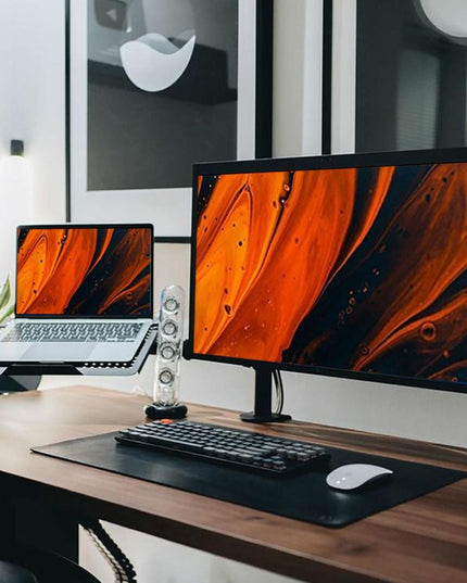 Rotatable Dual Screen Laptop Stand For Desktop-1915197932882235393