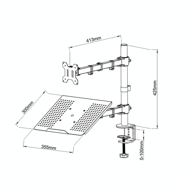 Rotatable Dual Screen Laptop Stand For Desktop-1915197932882235397