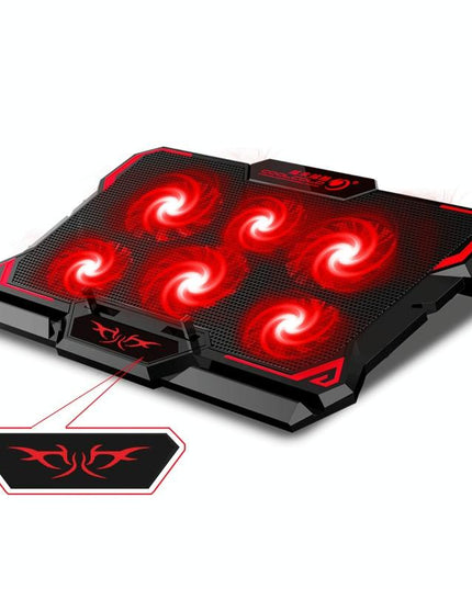 6-Fan Usb Gaming Laptop Cooler With Ports-1915196969899397127