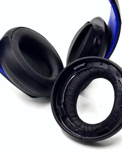 2-Pack Headphone Sponge Covers For Sony Ps3 / Ps4 7.1 Gold - Gray-1915198388794691587