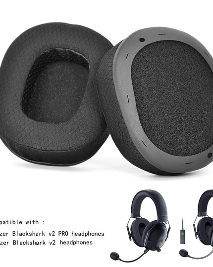 Pair Of Sponge Ear Pads For Razer Blackshark V2 / V2 Pro-1915198356322390018