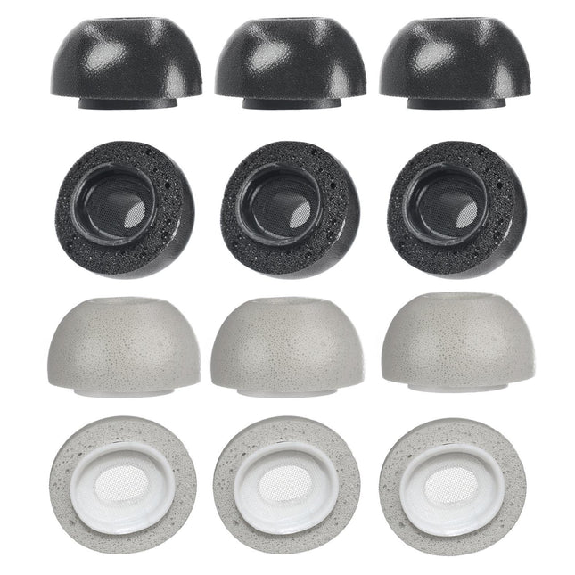 2-Pack Memory Foam Ear Tips For Tws Airpods Pro - Black Small-1915197969896968193