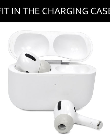 2-Pack Memory Foam Ear Tips For Tws Airpods Pro - Black Small-1915197969896968196