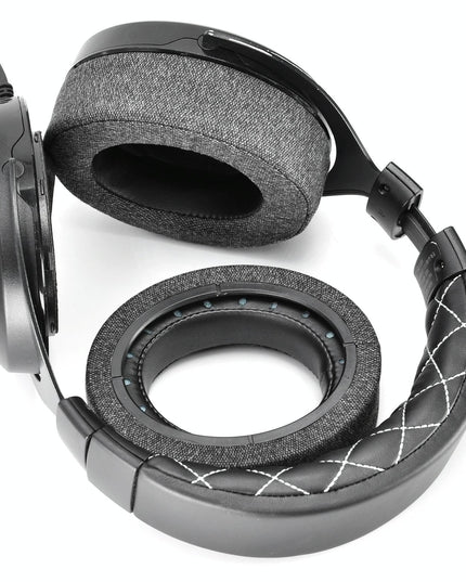 2-Pack Earpads For Corsair Hs Pro Series - Gray Linen & Leather-1915196942636421123