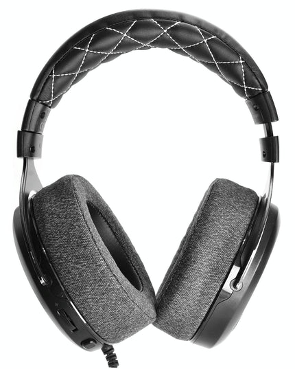 2-Pack Earpads For Corsair Hs Pro Series - Gray Linen & Leather-1915196942636421125