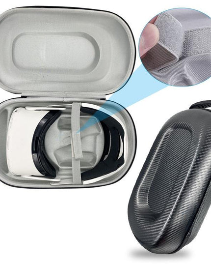 Carbon Fiber Vr Storage Bag For Meta Quest - Shockproof-1915196809005895685