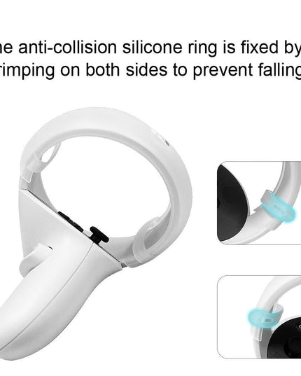 Silicone Grip Rings For Meta Quest 2 - Anti Collision-1915196942955188227