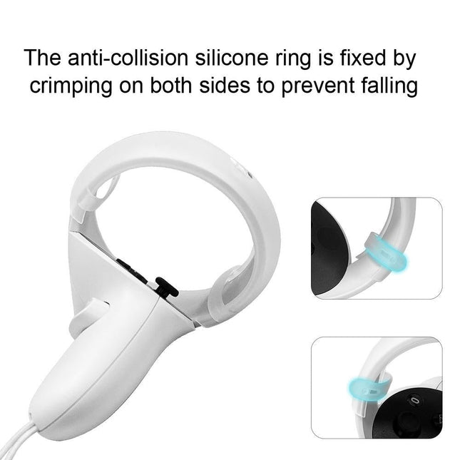 Silicone Grip Rings For Meta Quest 2 - Anti Collision-1915196942955188227