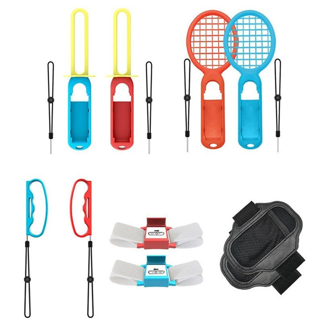 Versatile Grip And Strap Set For Nintendo Switch - 10 In 1-1915196915885150208