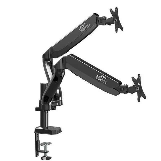 Double Screen Desktop Monitor Bracket - Air Pressure Lift-1915197296463712257