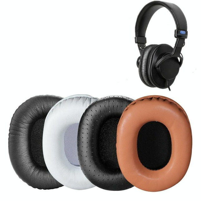 2-Pack Headset Earmuffs For Sony Mdr-7506 / V6 / 900St - Gray Stitching-1915198306221428737