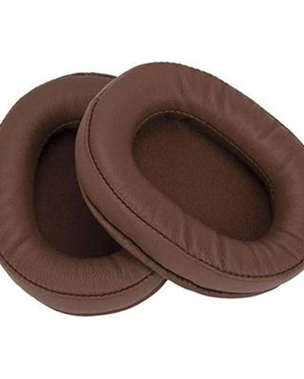 2-Pack Headset Earmuffs For Sony Mdr-7506 / V6 / 900St - Brown Stitching-1915197811440357376