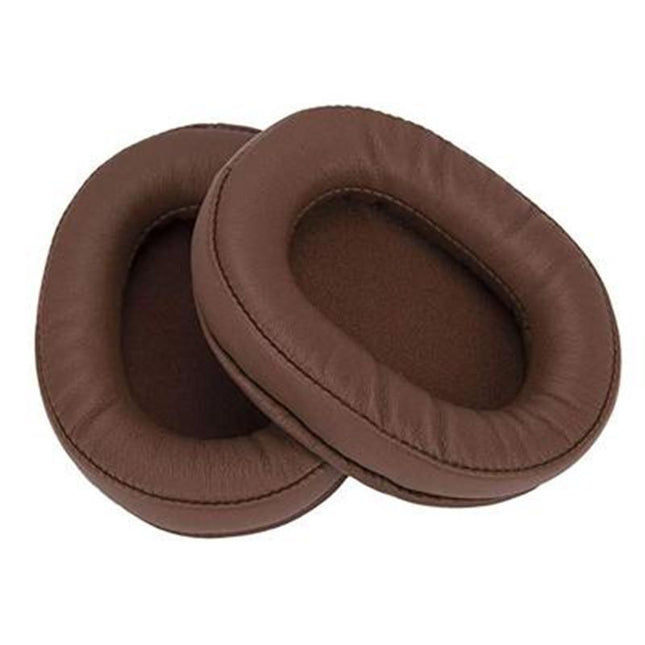 2-Pack Headset Earmuffs For Sony Mdr-7506 / V6 / 900St - Brown Stitching-1915197811440357376