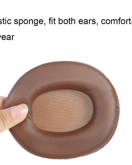 2-Pack Headset Earmuffs For Sony Mdr-7506 / V6 / 900St - Brown Stitching-1915197811440357379