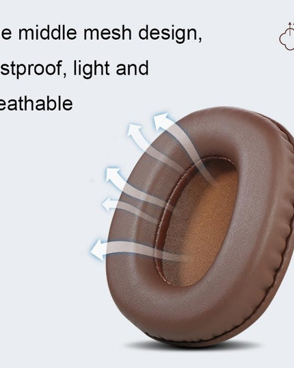 2-Pack Headset Earmuffs For Sony Mdr-7506 / V6 / 900St - Brown-1915197537418088452