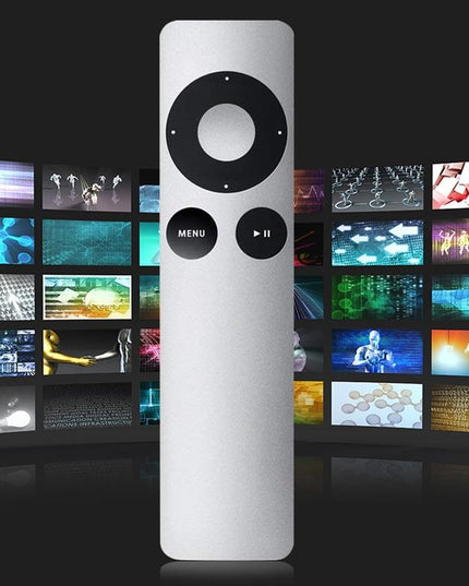 Apple Tv Remote Control For 1 / 2 / 3 - Silver Gray-1943465054104064004