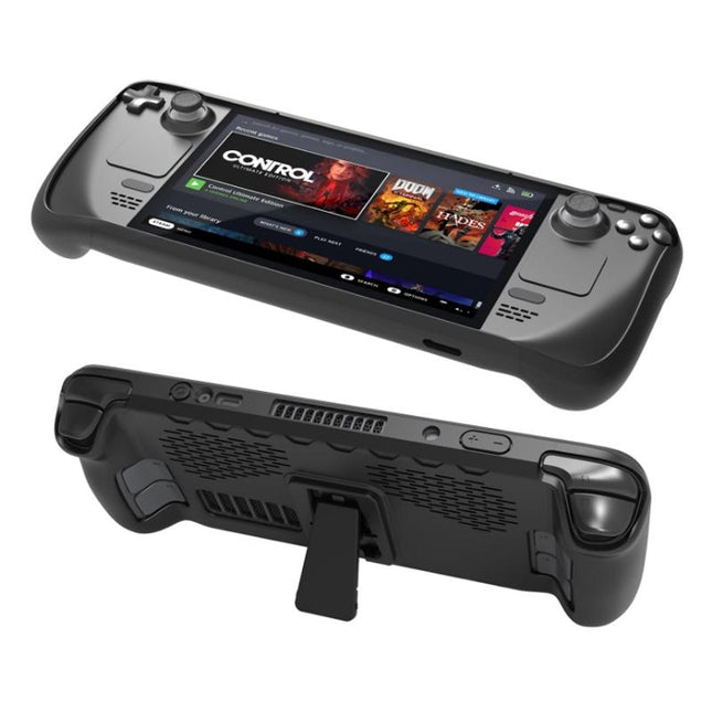 Tpu Case + Touchpad Sticker For Steam Deck Handheld - Compact Protection-1915197507944714240