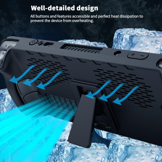 Tpu Case + Touchpad Sticker For Steam Deck Handheld - Compact Protection-1915197507944714242