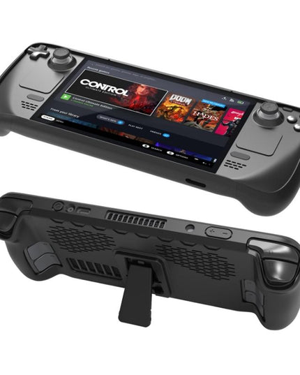 Tpu Case + Touchpad Sticker For Steam Deck Handheld - Compact Protection-1915197507944714246