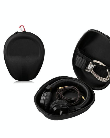 Compact Headphone Storage Bag - Black-1915198099429658624
