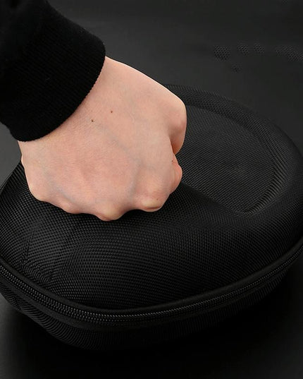Compact Headphone Storage Bag - Black-1915198099429658628