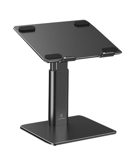 Black Portable Aluminum Laptop Support - Lifting And Raising-1915196962995572742