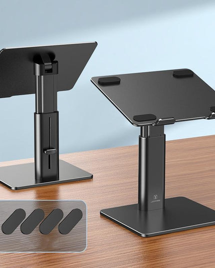 Black Portable Aluminum Laptop Support - Lifting And Raising-1915196962995572737