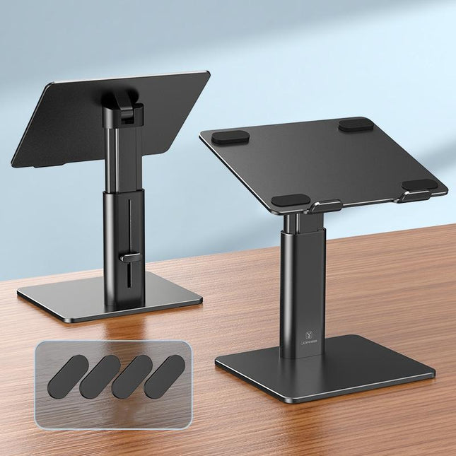 Black Portable Aluminum Laptop Support - Lifting And Raising-1915196962995572737