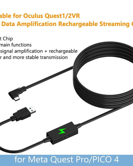 5M Usb To Type C Cable For Meta Quest Pro Vr Headset-1922443389412970497