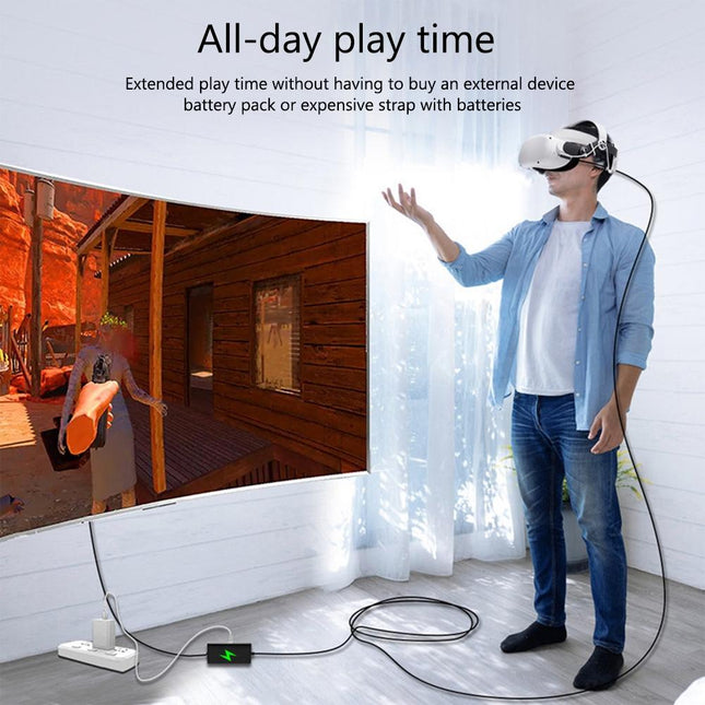 5M Usb To Type C Cable For Meta Quest Pro Vr Headset-1922443389412970501