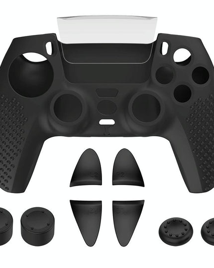Black Polka Dot Silicone Joystick Cover For Ps5 Controller-1922443422086598656