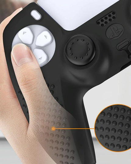 Black Polka Dot Silicone Joystick Cover For Ps5 Controller-1922443422086598660