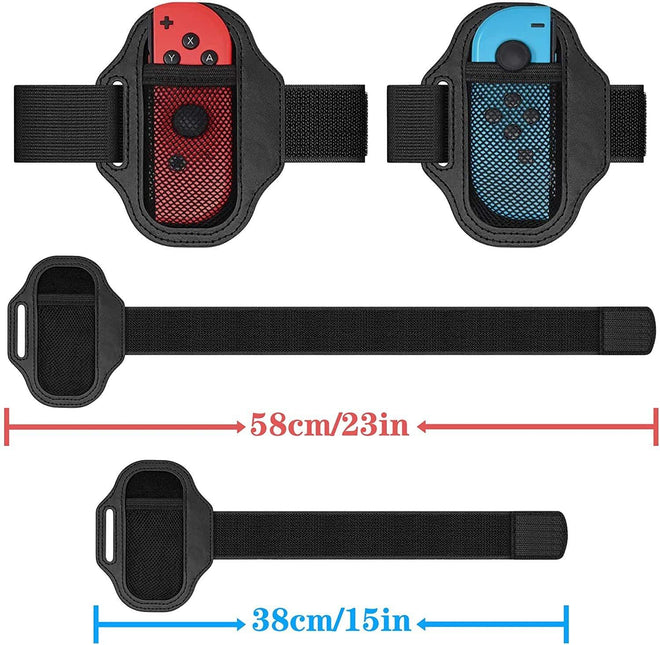 Flexible Joycon Leg Strap With Adjustable Band-1915197057791037443
