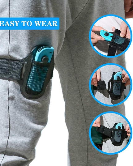 Flexible Joycon Leg Strap With Adjustable Band-1915197057791037444