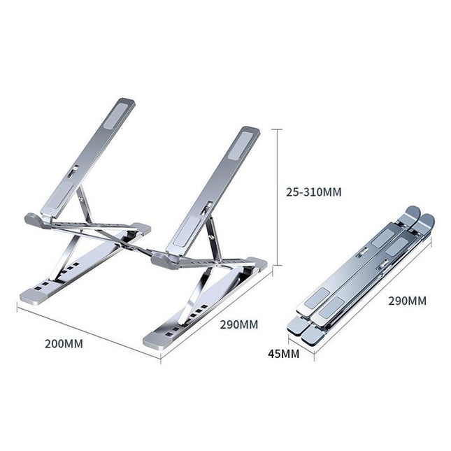 Foldable Aluminum Laptop Stand With Heat Dissipation-1915198295676948482