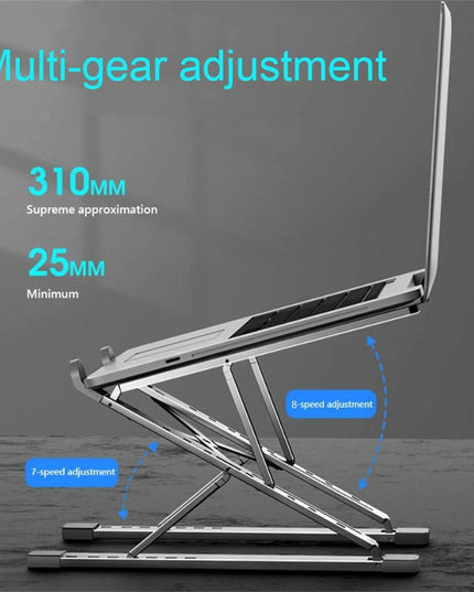 Foldable Aluminum Laptop Stand With Heat Dissipation-1915198116538224643