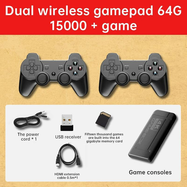 Wireless K9 Game Console With 15000 Built-In Games For Tv Double Battle Simulation - 64G-1915197788023558145