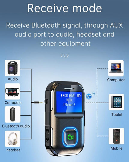 Bluetooth Audio Receiver With Screen And Mp3 Player-1915197752501997572