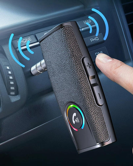 Wireless Car Bluetooth Audio Receiver 5.1 Converter - Black-1915196867336081413